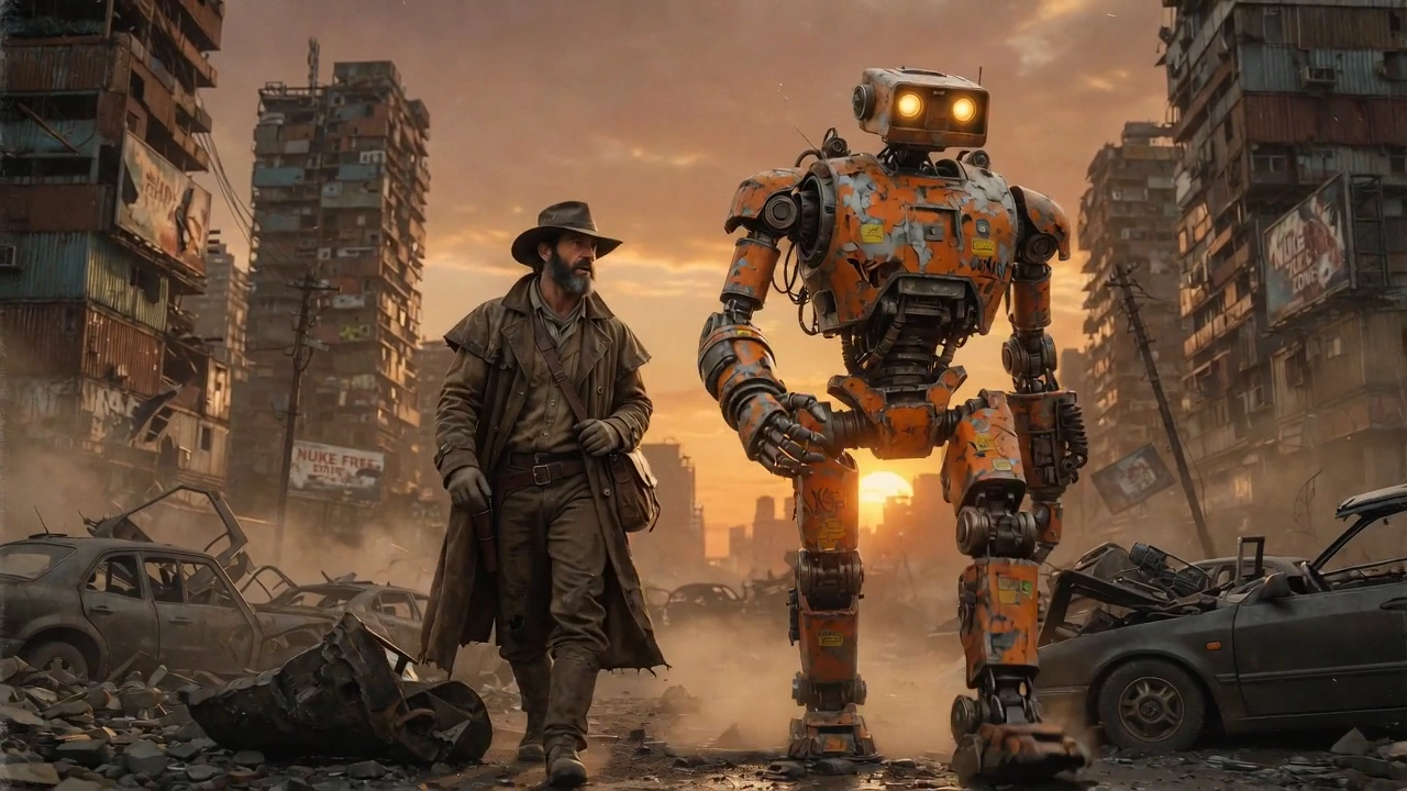 Urban Odyssey: Man and Robot Against the Elements