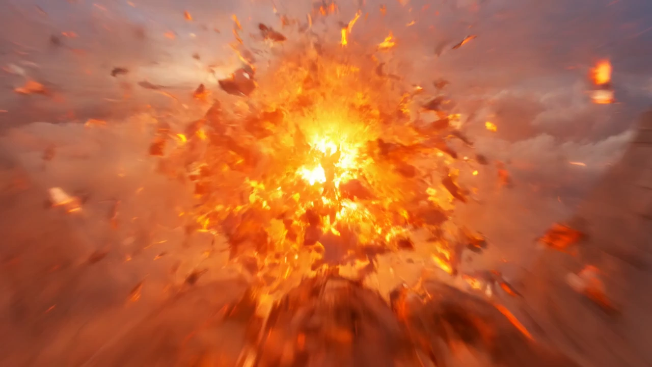 Cinematic Destruction: FPV Through Jet Chaos