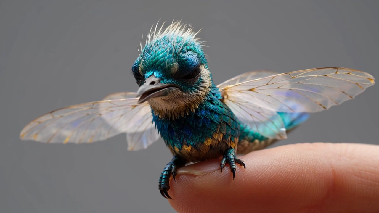 The Hummingbird-Dragon: Nature's Fantasy Fusion
