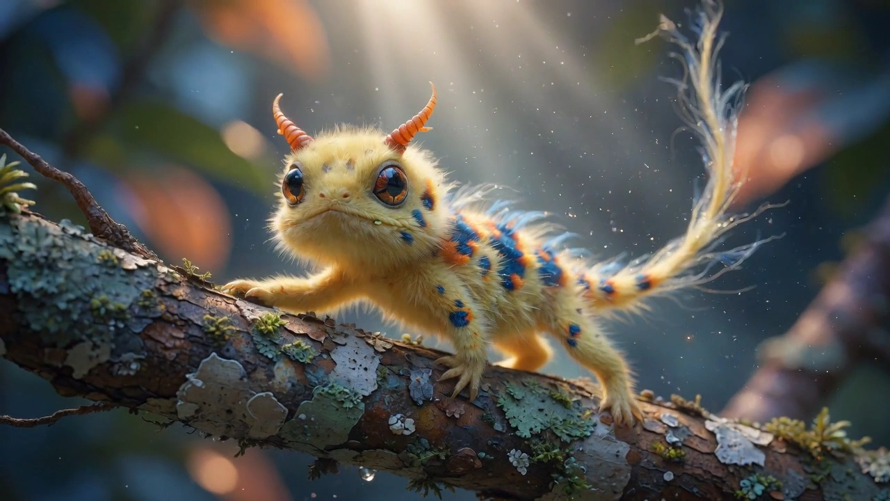 The Delicate Dance of a Caterpillar-Dragon Hybrid