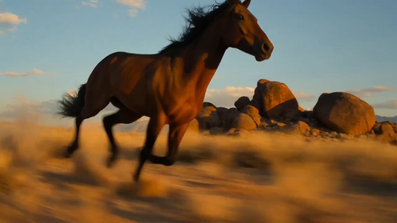 A Mustang's Dance: Power and Grace in the Desert