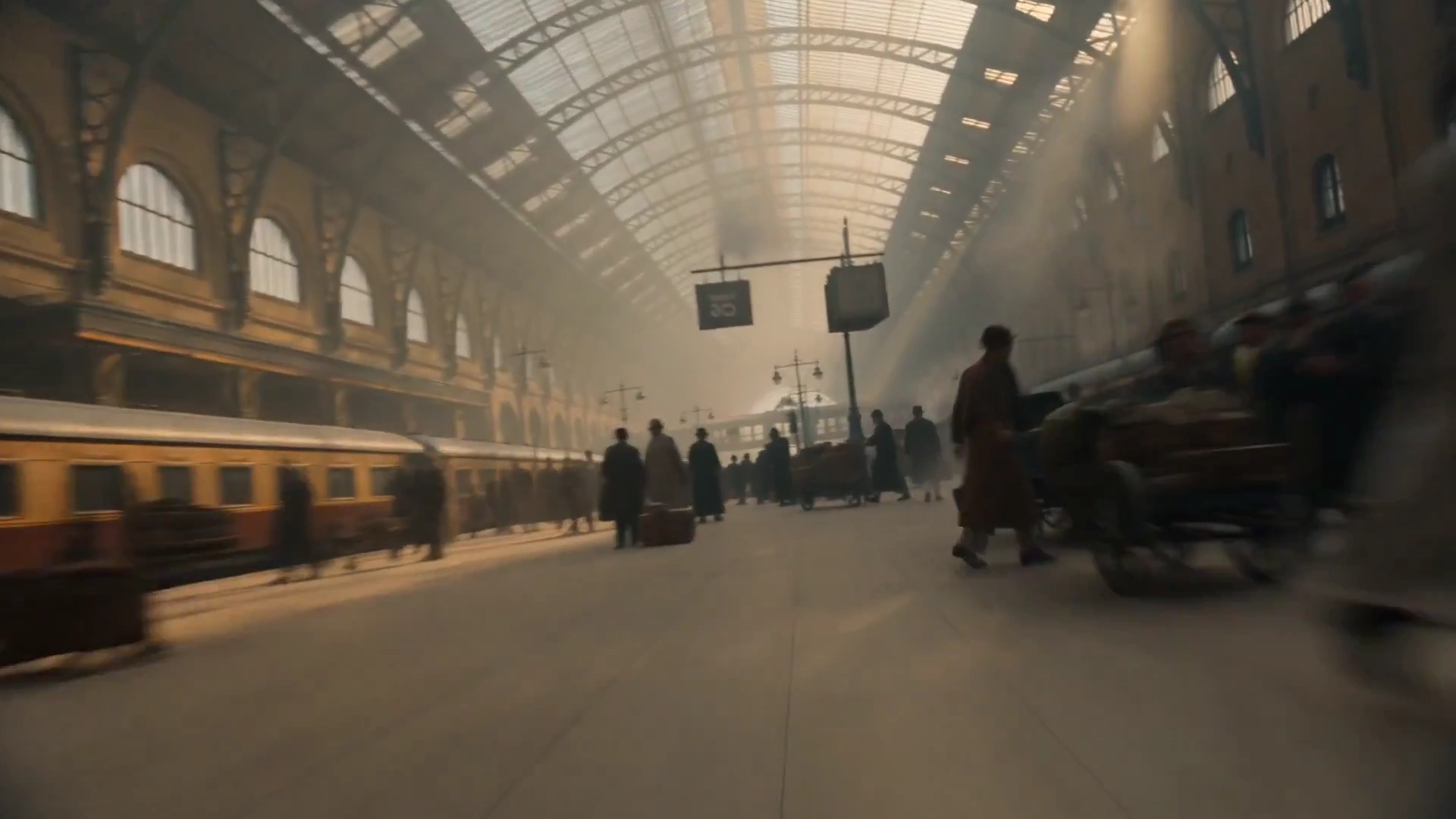 Dawn Adventure in an Egyptian Train Station