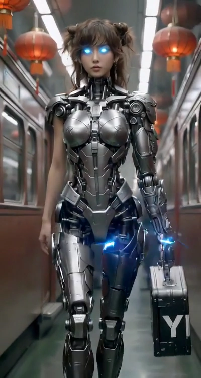 Transformative Cyberpunk Vision: 6 Seconds of Futuristic Brilliance