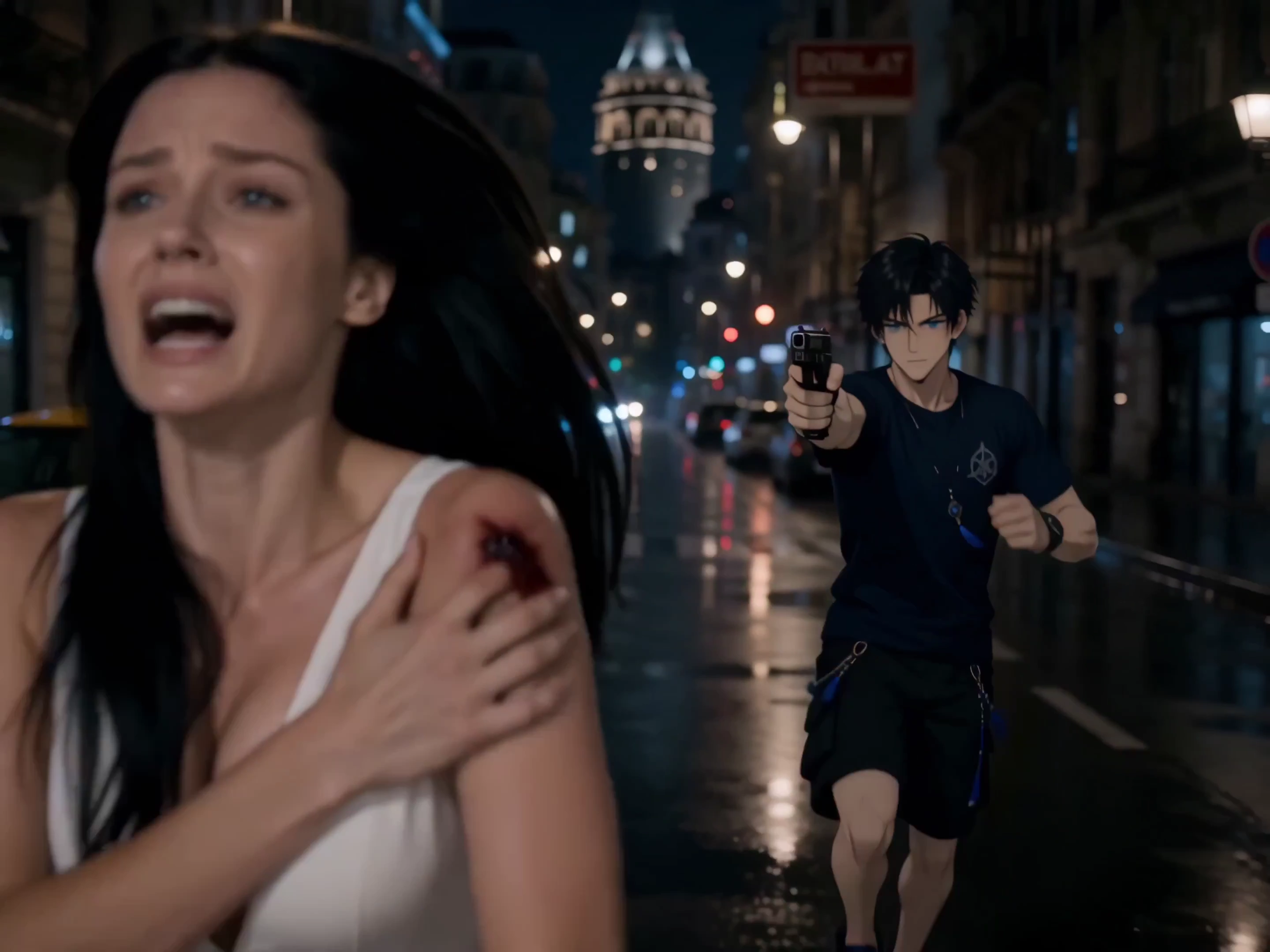 Anime vs Reality: A Cinematic Pursuit in Istanbul