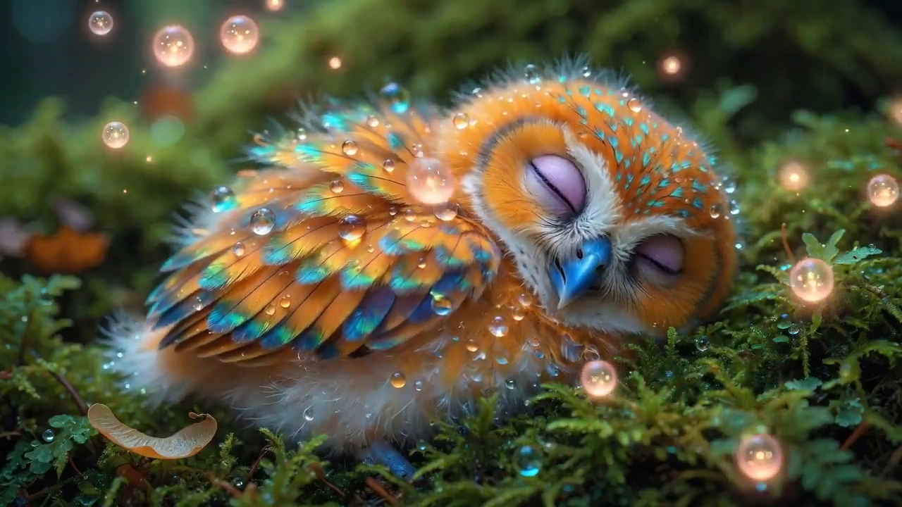 A Dreamy Encounter with a Tiny Owlet