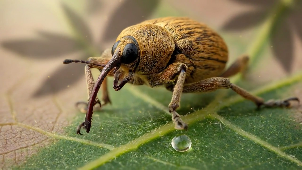 The Enigmatic Acorn Weevil: A Macro Masterpiece Revealed