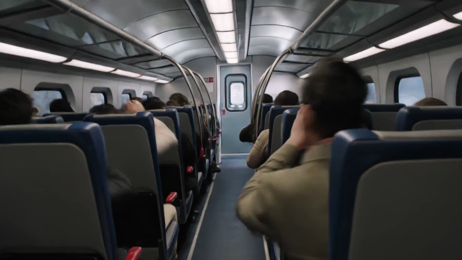 Tunnel Collapse: High-Speed Train on the Edge of Destruction
