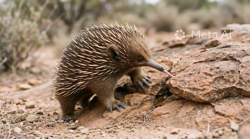 Curious Creatures: Echidna's Dance in the Outback
