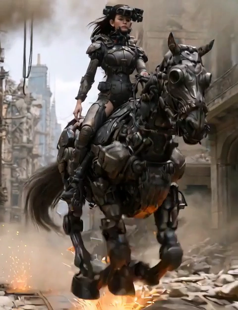 Transformers-Inspired Cyberpunk Ride in 6 Seconds