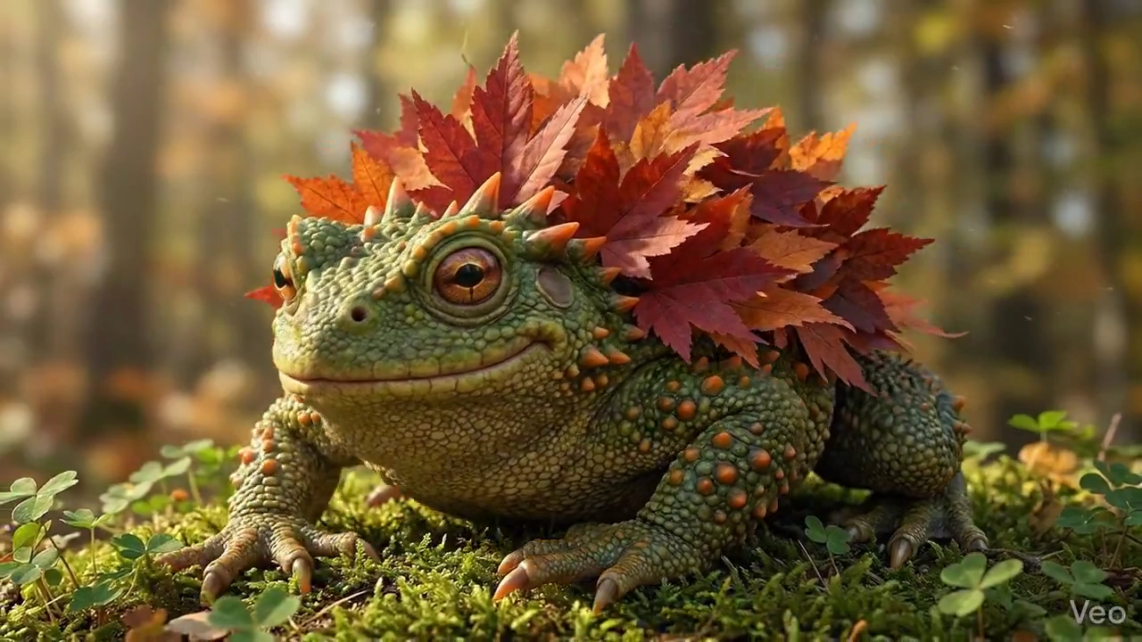 The Autumn Toad: A Surreal Creature of Fantasy