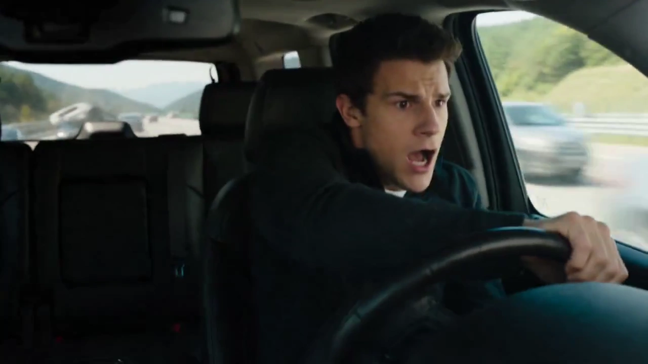 Kaiju Carnage: One Car's Desperate Escape from Chaos