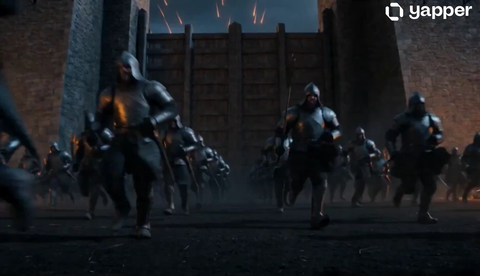 What if a medieval siege burned beneath a cold, blue moon?