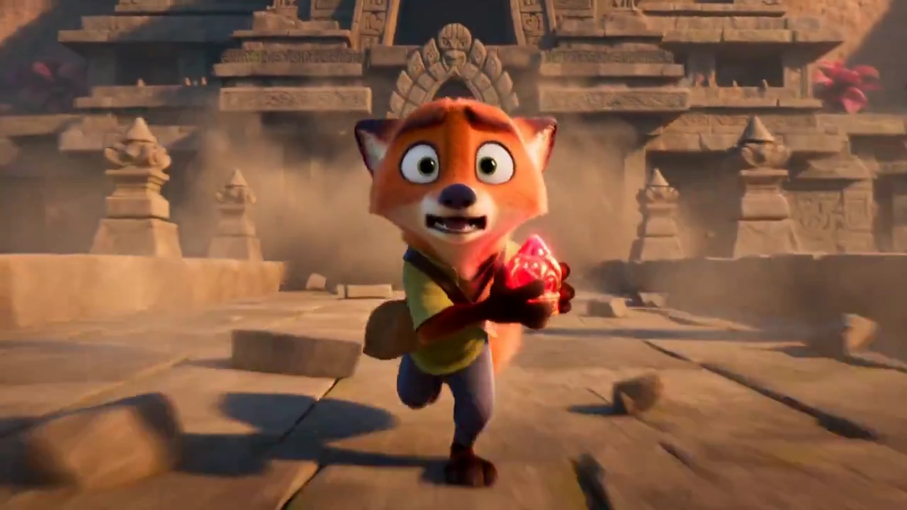 Dash Grinds a Jungle Vine While Fleeing a Giant Boulder