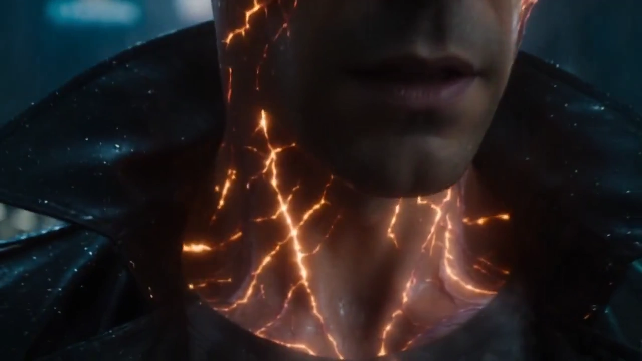 Crackling Skin Unleashes a Particle Storm Across Neon Streets