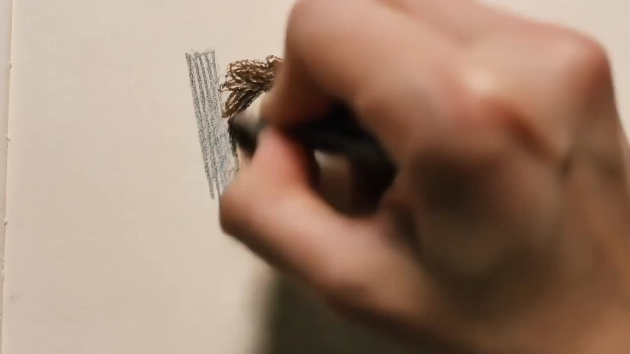 Fun Artistic Timelapse of Elon Musk Crayon Sketch on Textured Paper