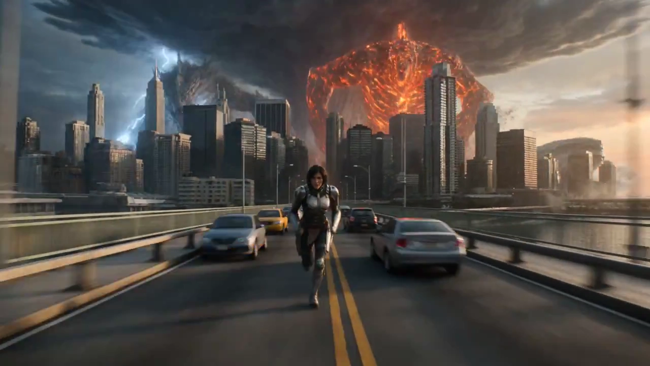 Storm, Lava, and Sea Collide While a Courier Flees the Chaos