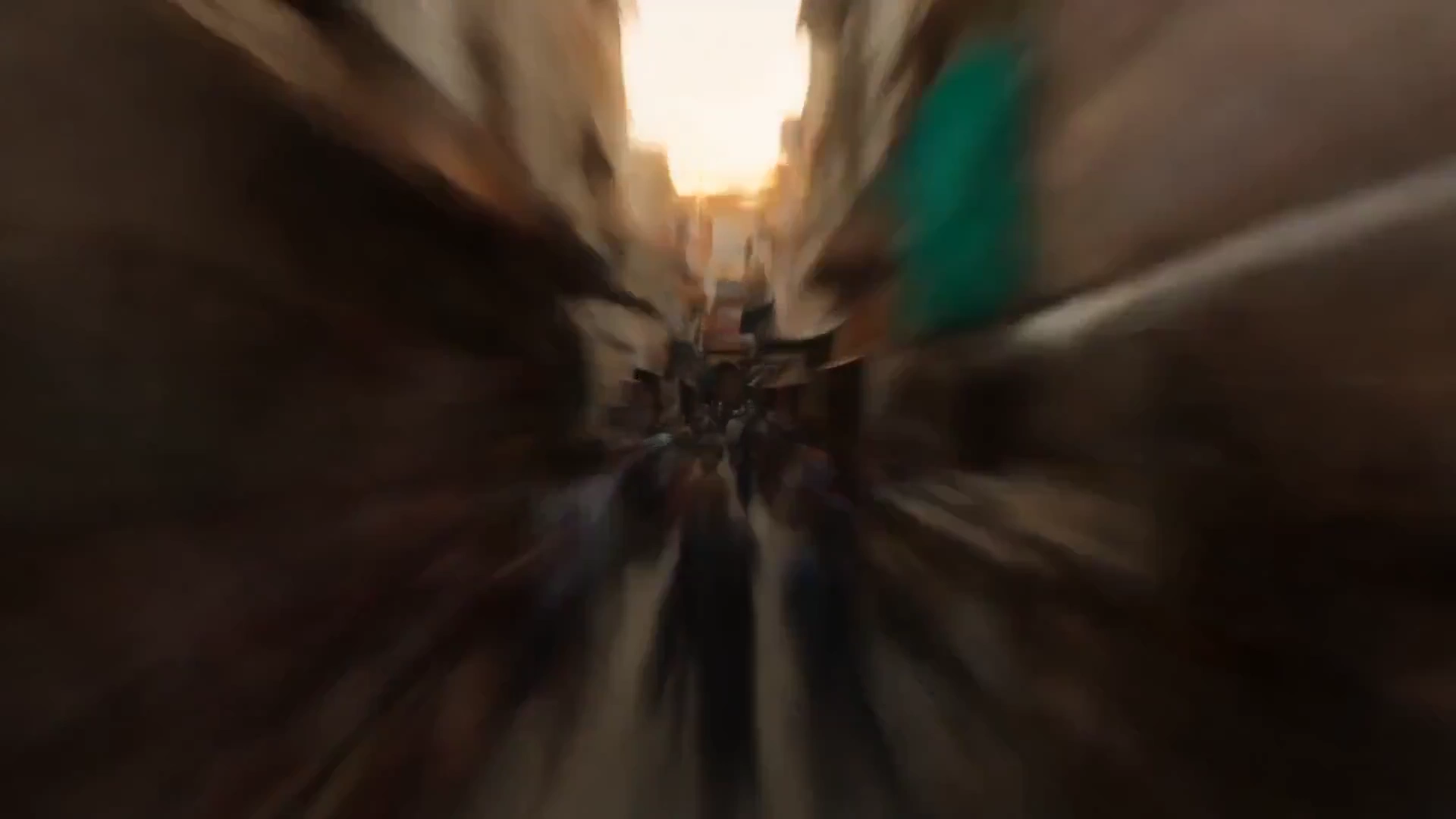 Energetic Camera Movements Sweep Past Spices and Cars in Old Cairo