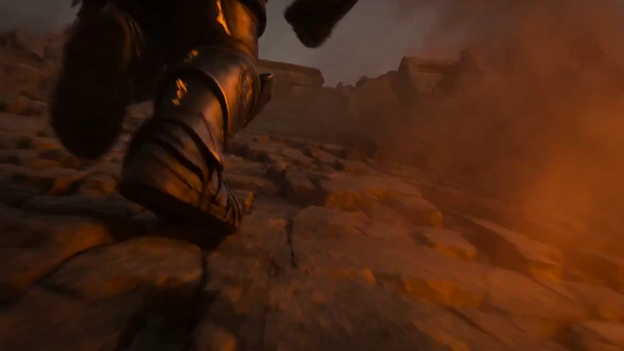 Explosive Crossbow Bolts Strike a Cinder Drake Over Ruined Castle Towers