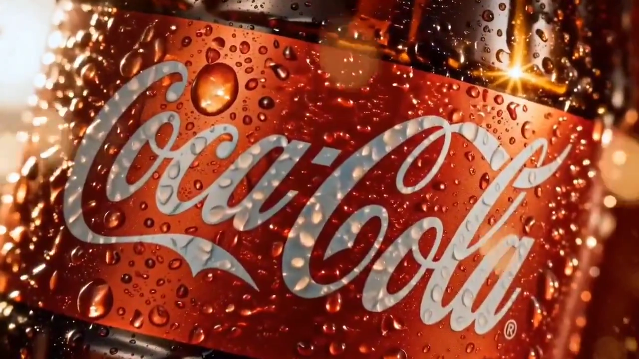 Friends Toast with Coca-Cola at Golden-Hour Rooftop Party