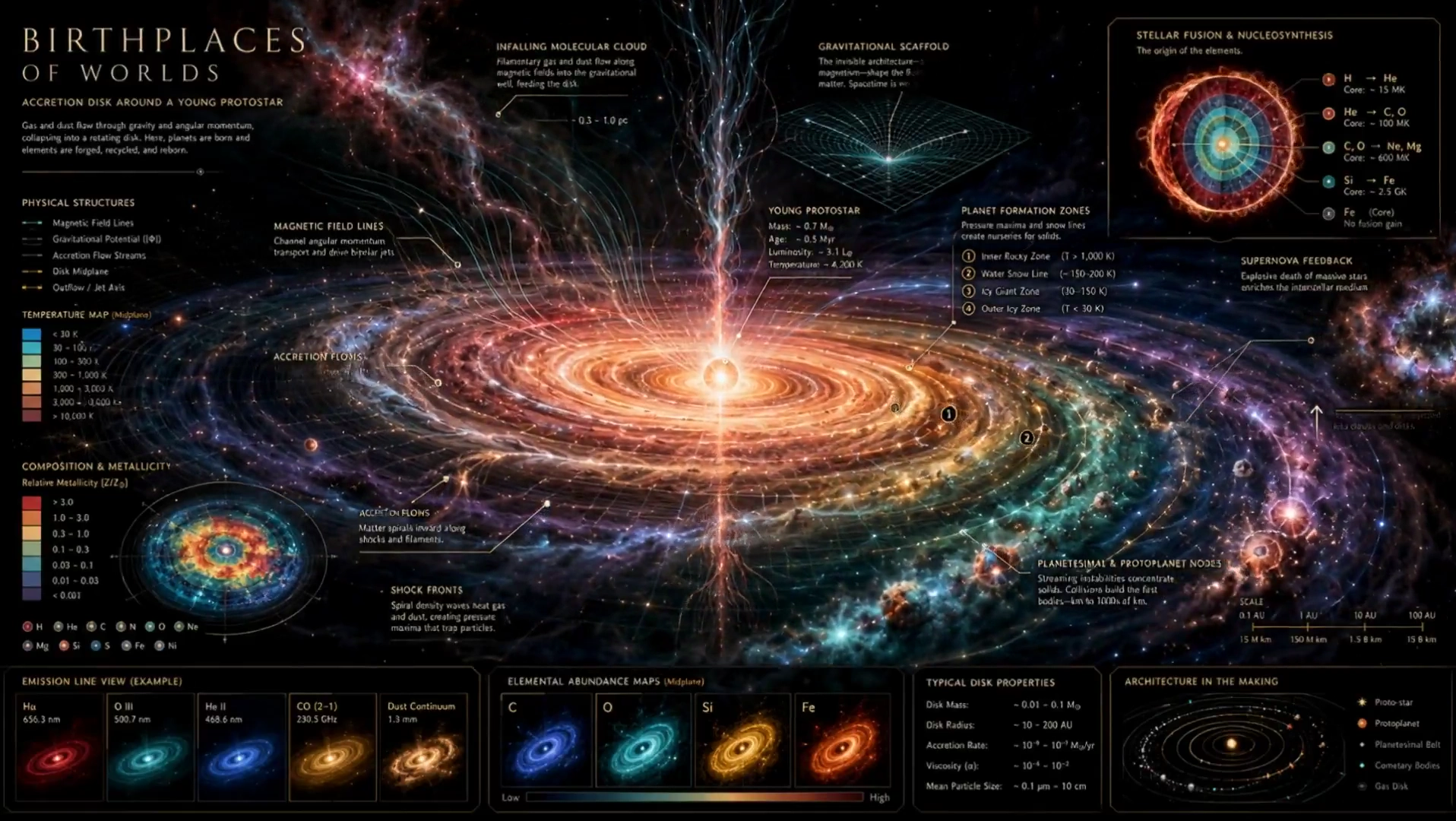 Stellar Fusion Strata Map Heavy Element Enrichment in Cosmic Void