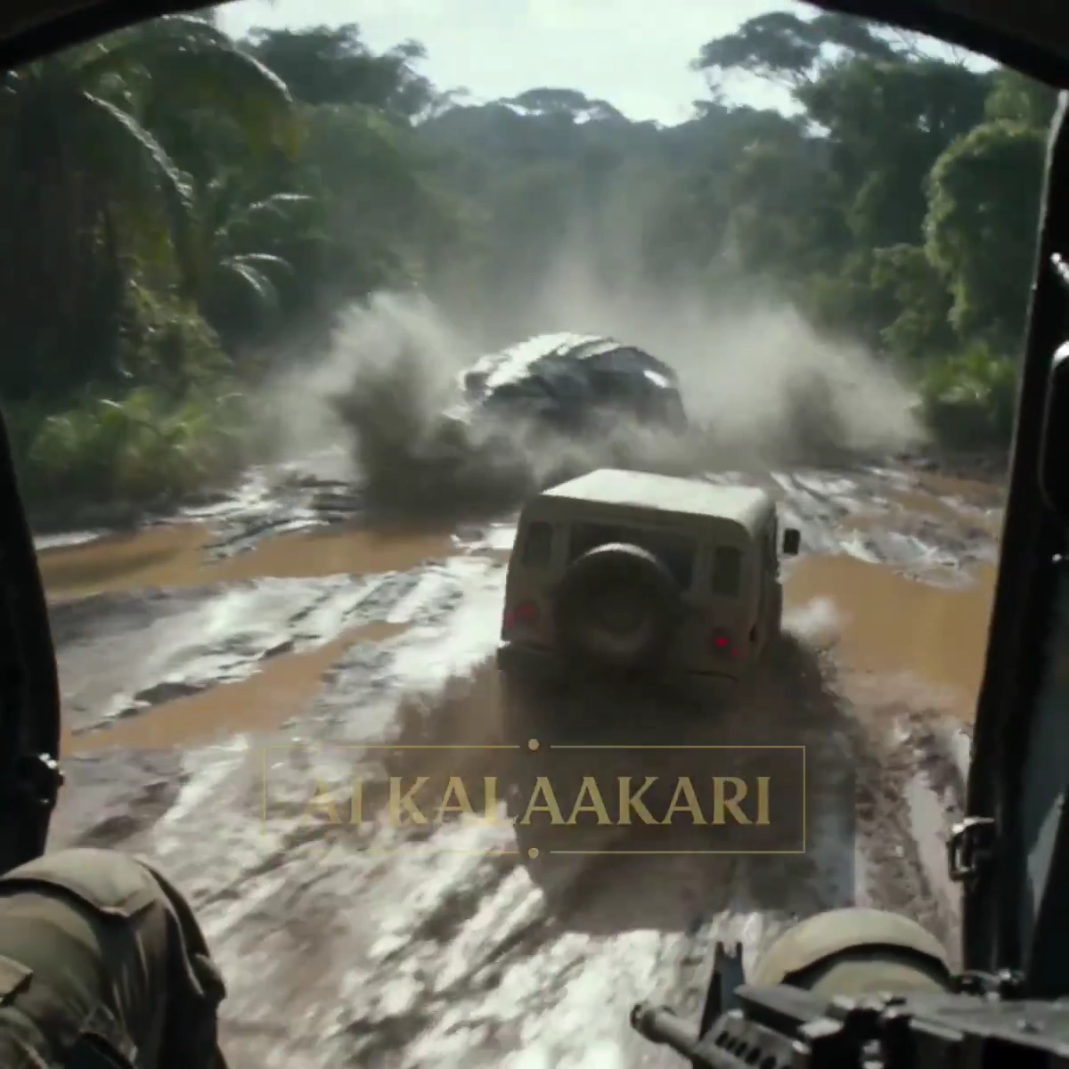 Massive Crocodile Bites and Flings Humvee at Helicopter Mid-Air