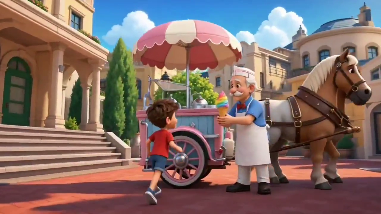 Animated Ice Cream Escapes and Leads a Thrilling Chase
