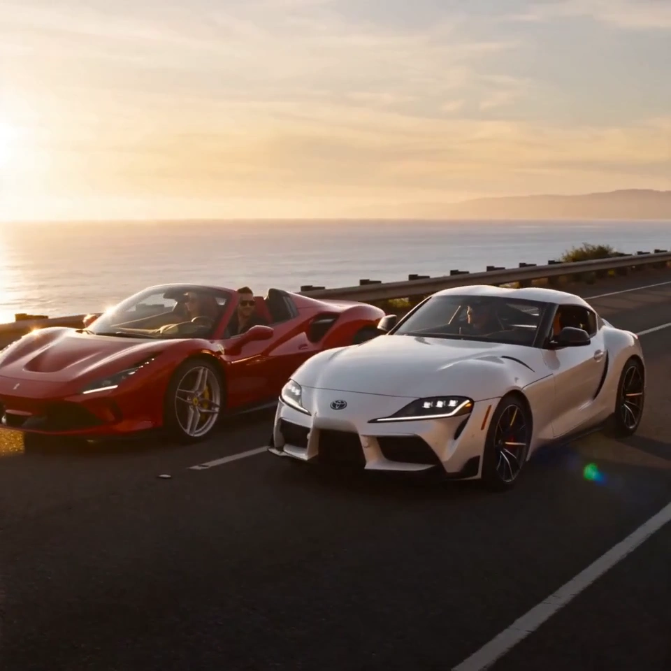 Ferrari and Supra Drag Race Ends with a Shocking Victory