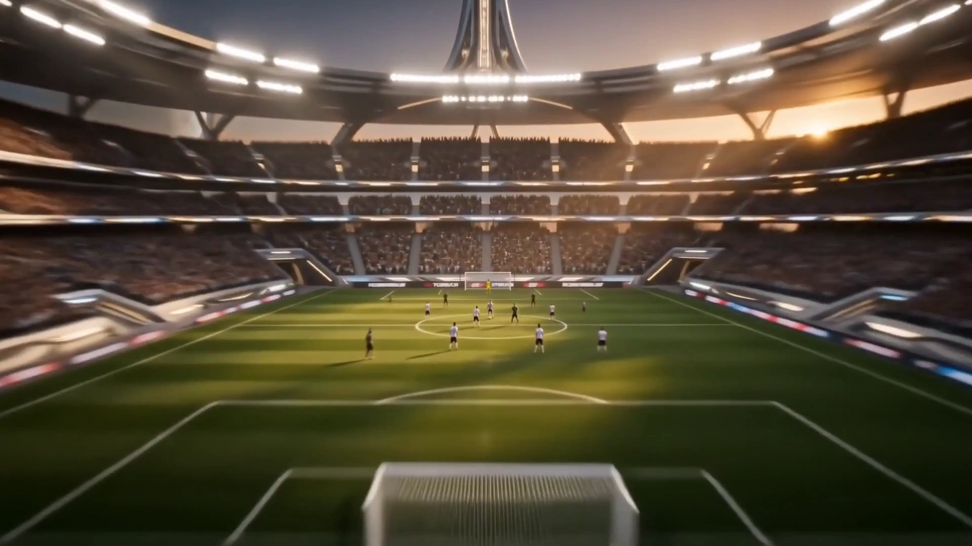 Holographic Fans Watch a Time-Freeze Bicycle Kick Goal