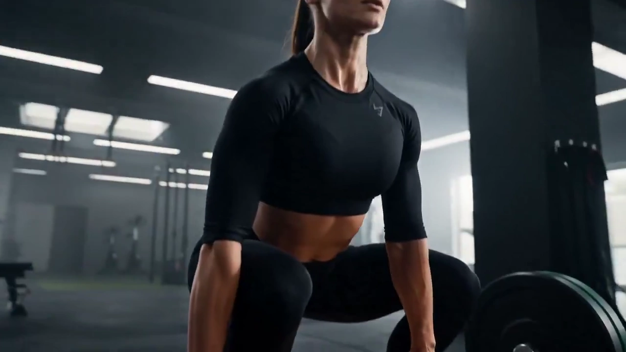 Crystal Clear 4K Captures Her Flawless Strength Through Every Rep