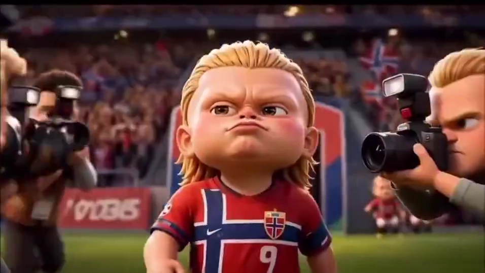 Golden Cleats and Comical Pouts: Haaland FIFA Edit Unleashed