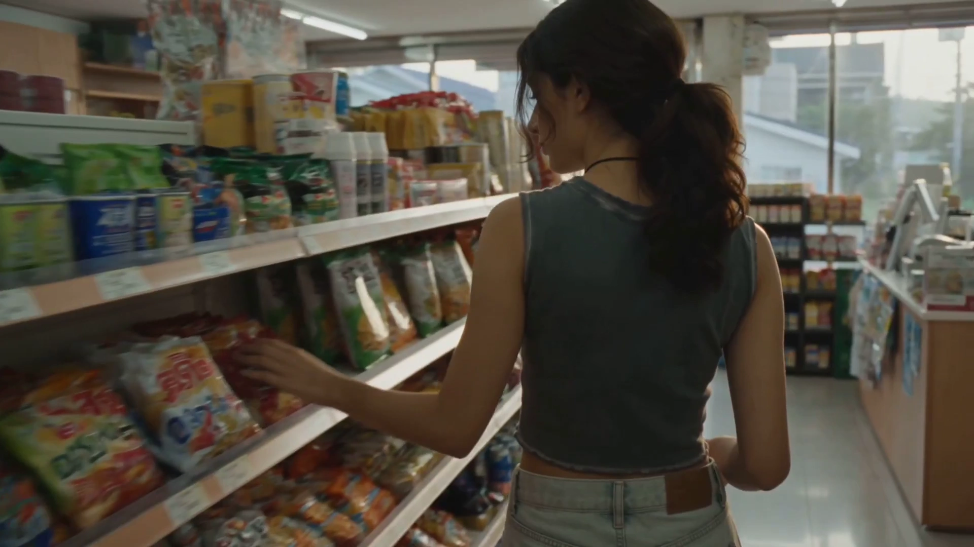 Faded DV Footage Shows Her Working at a Neighborhood Store