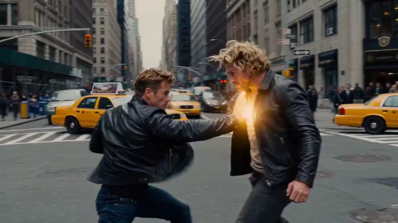 Yellow Taxis Witness a Supernatural Street Brawl in Manhattan