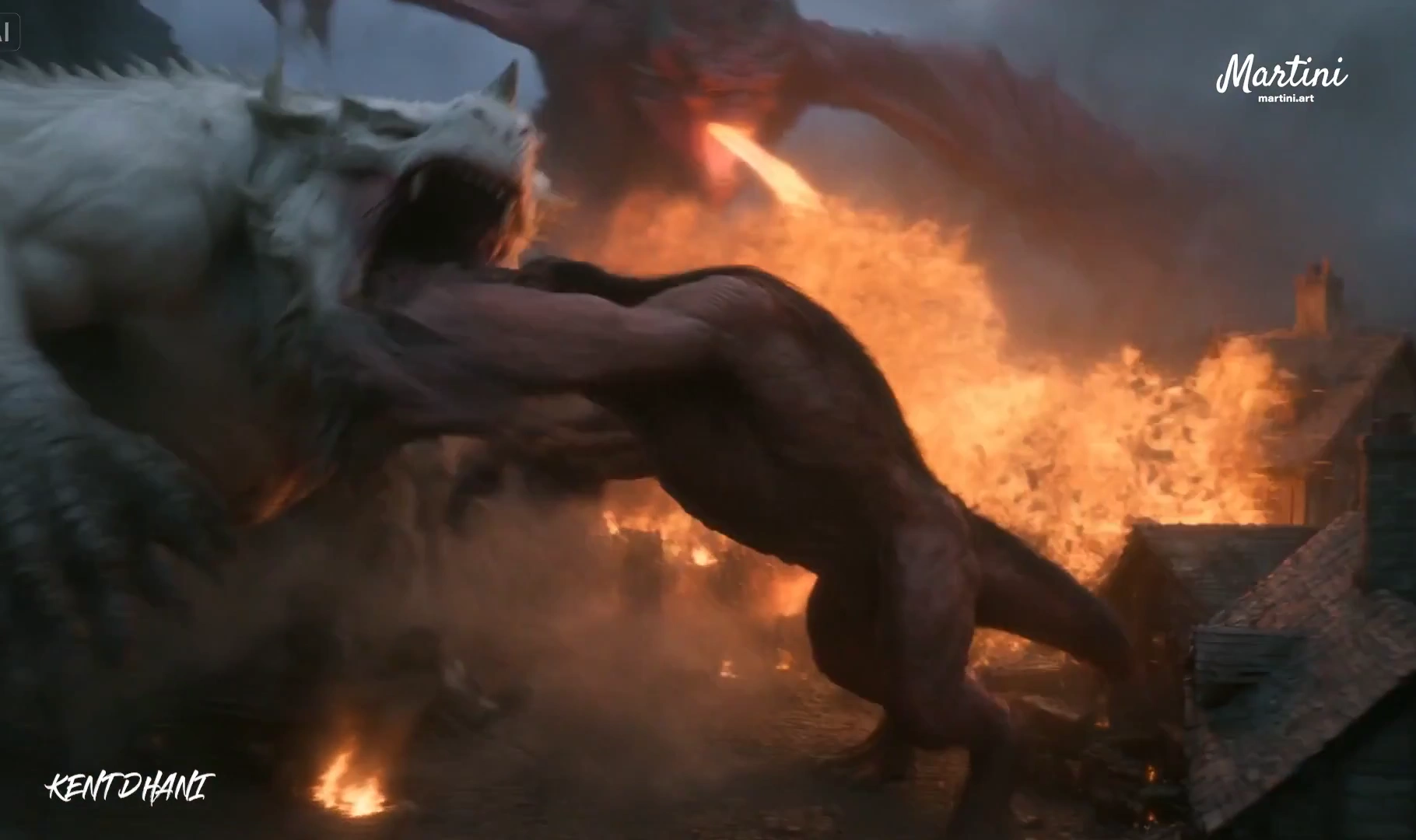 Sonic Shockwave Devastates Medieval Village as Dragons Attack