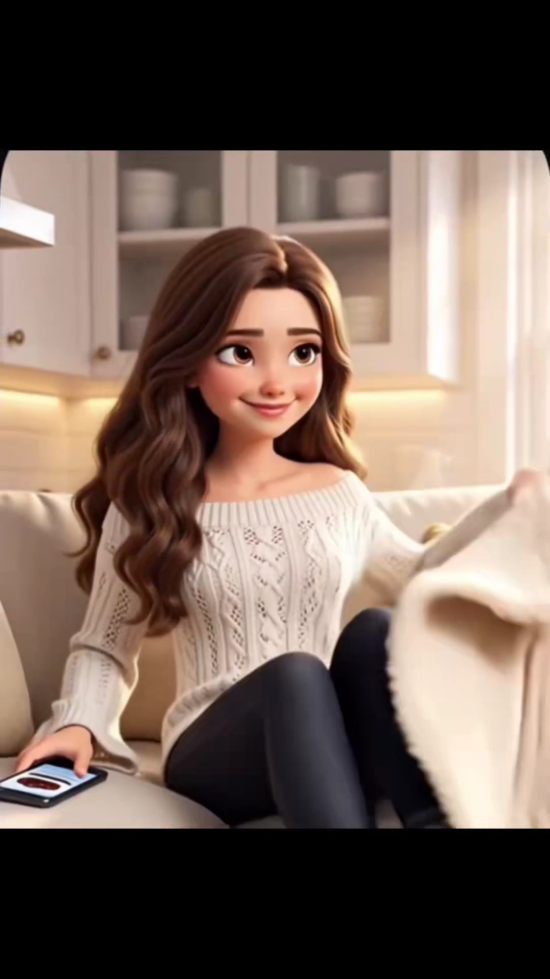 Warm Chocolate Flows as a Princess Savor Sweet Treat