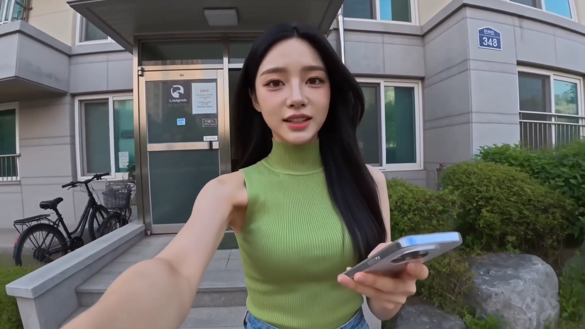 Handheld Selfie Vlog Shows a Quiet Morning Stroll in Taipei