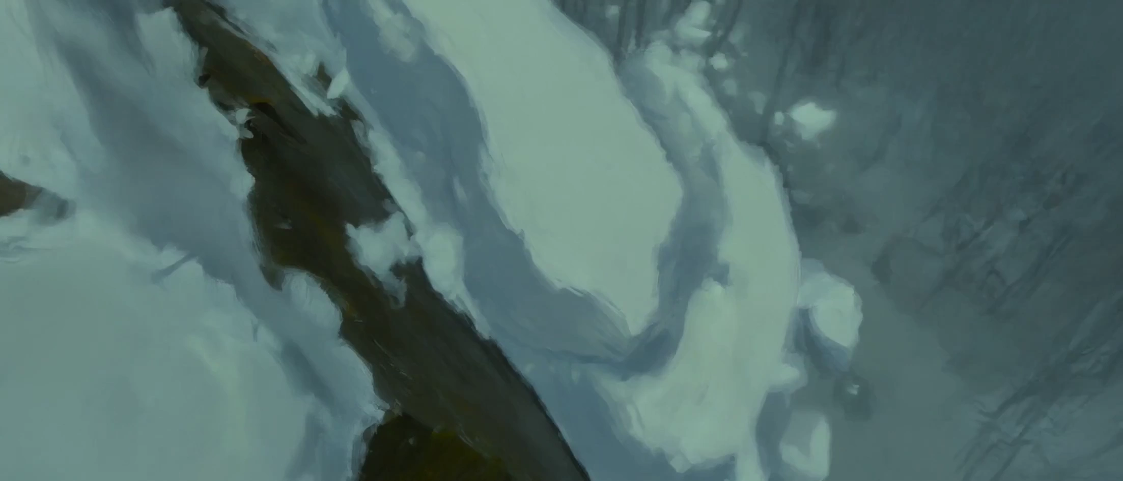 Stop-Motion Terror: A Tiny Figure Sees White Death Pouring from Above