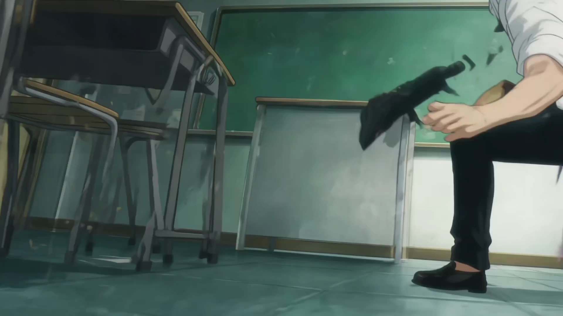 Scythe-Wielding Student and Hammer-Wielding Boy Fight a Monster