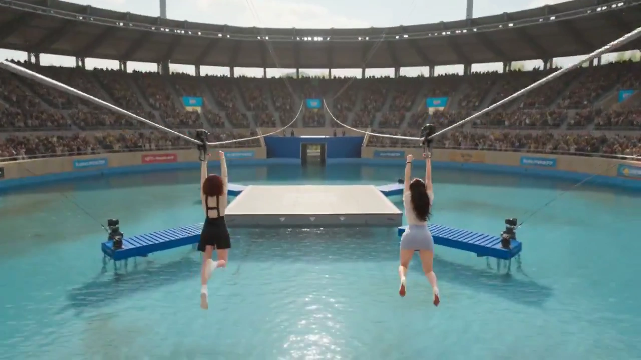 Bare-Knuckle Combat on a Slippery Floating Platform Under Cannons