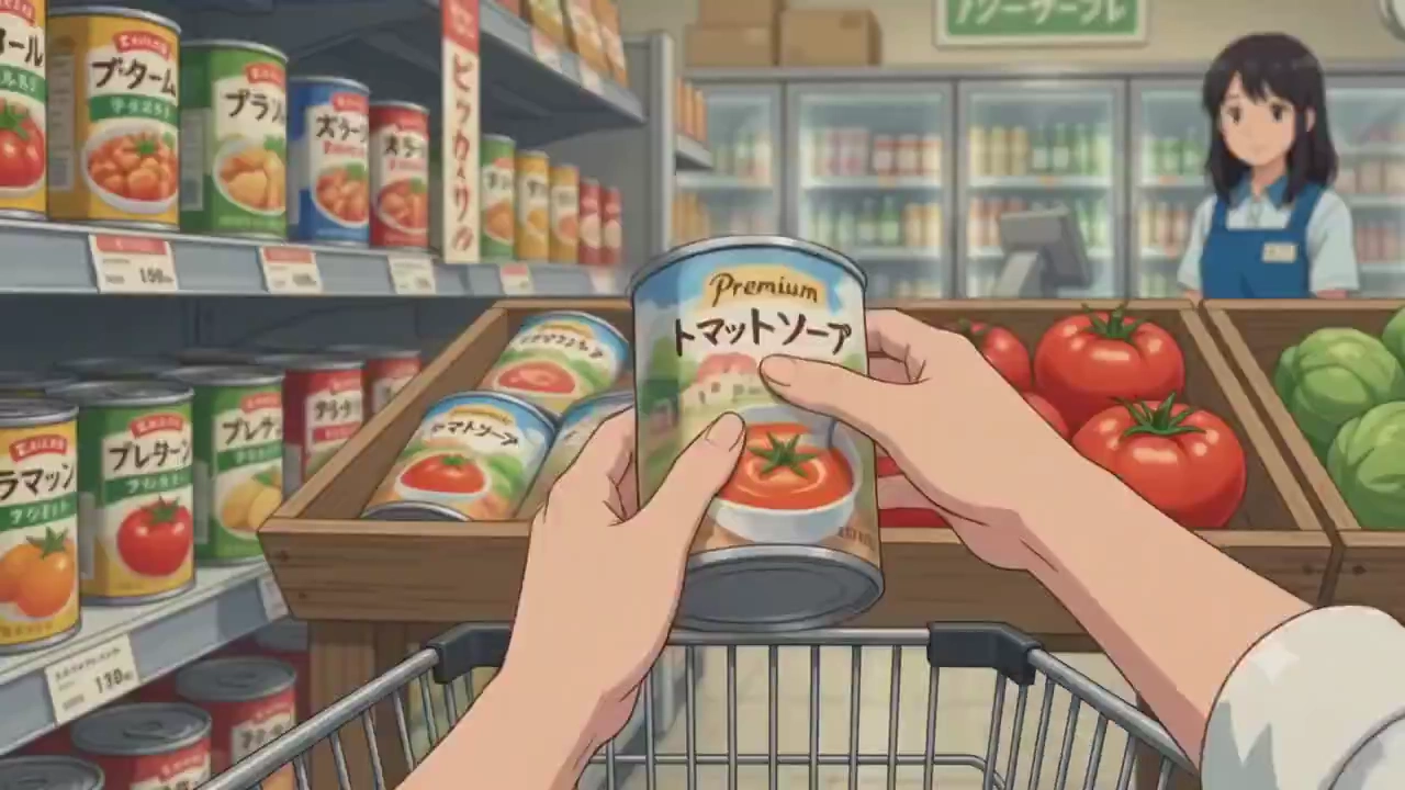 Shopping for Tomatoes and Eggs at a Friendly Local Grocer