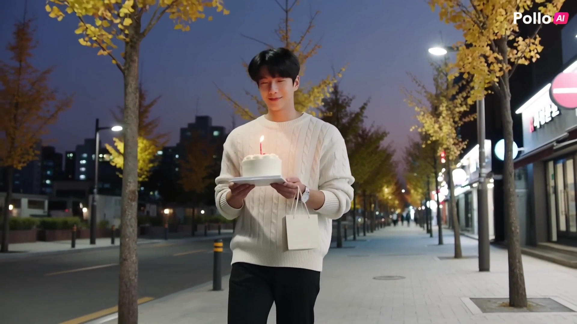 Candlelight and City Lights Frame an Authentic Seoul Birthday