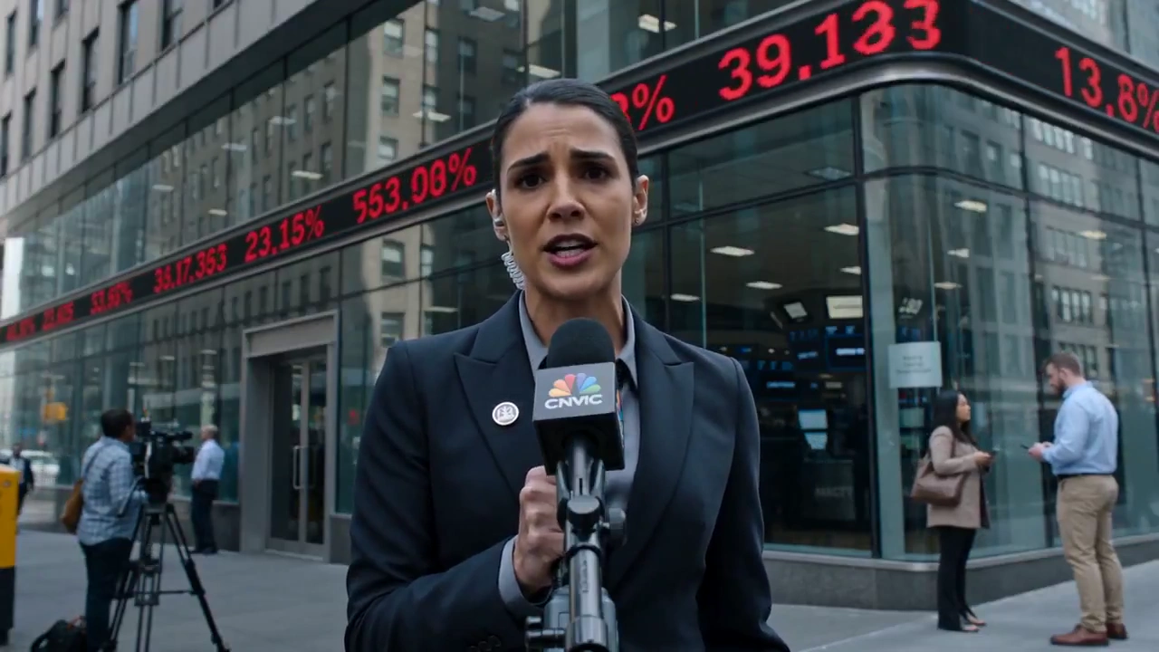 Live Broadcast Captures Market Panic as Graphs Plunge