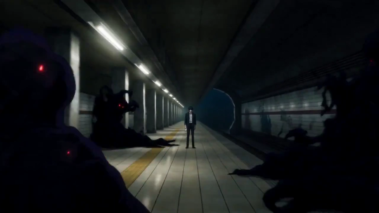 Shadow Creatures Attack Lone Exorcist in Moody Urban Anime Battle