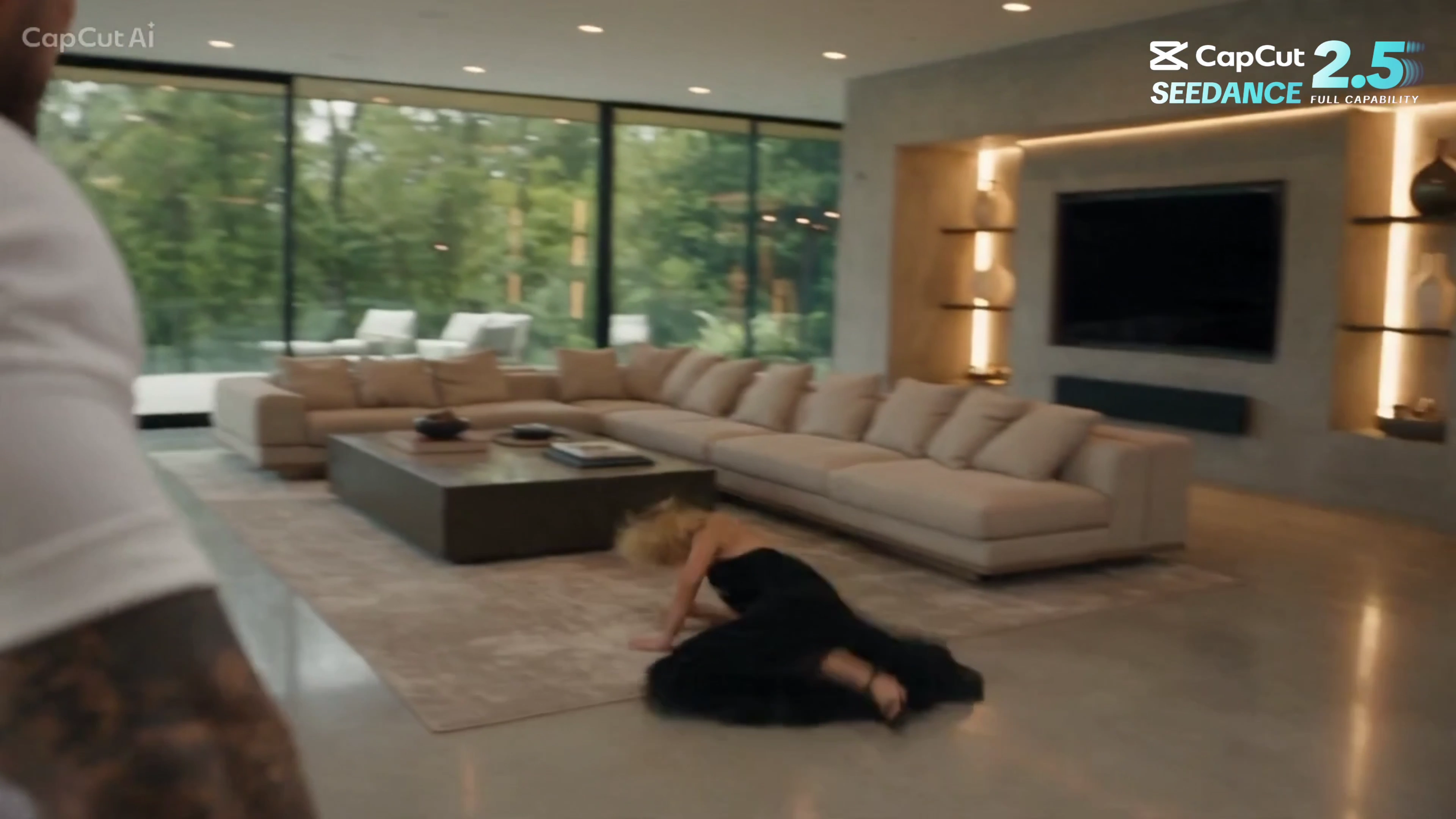 Blonde Fighter Throws Woman Then Battles Her Mid-Air