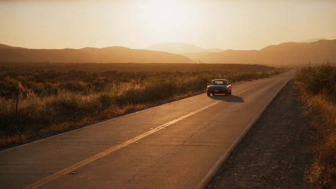 Golden Hour Showdown: Skilled Driver Defends Herself on Empty Road