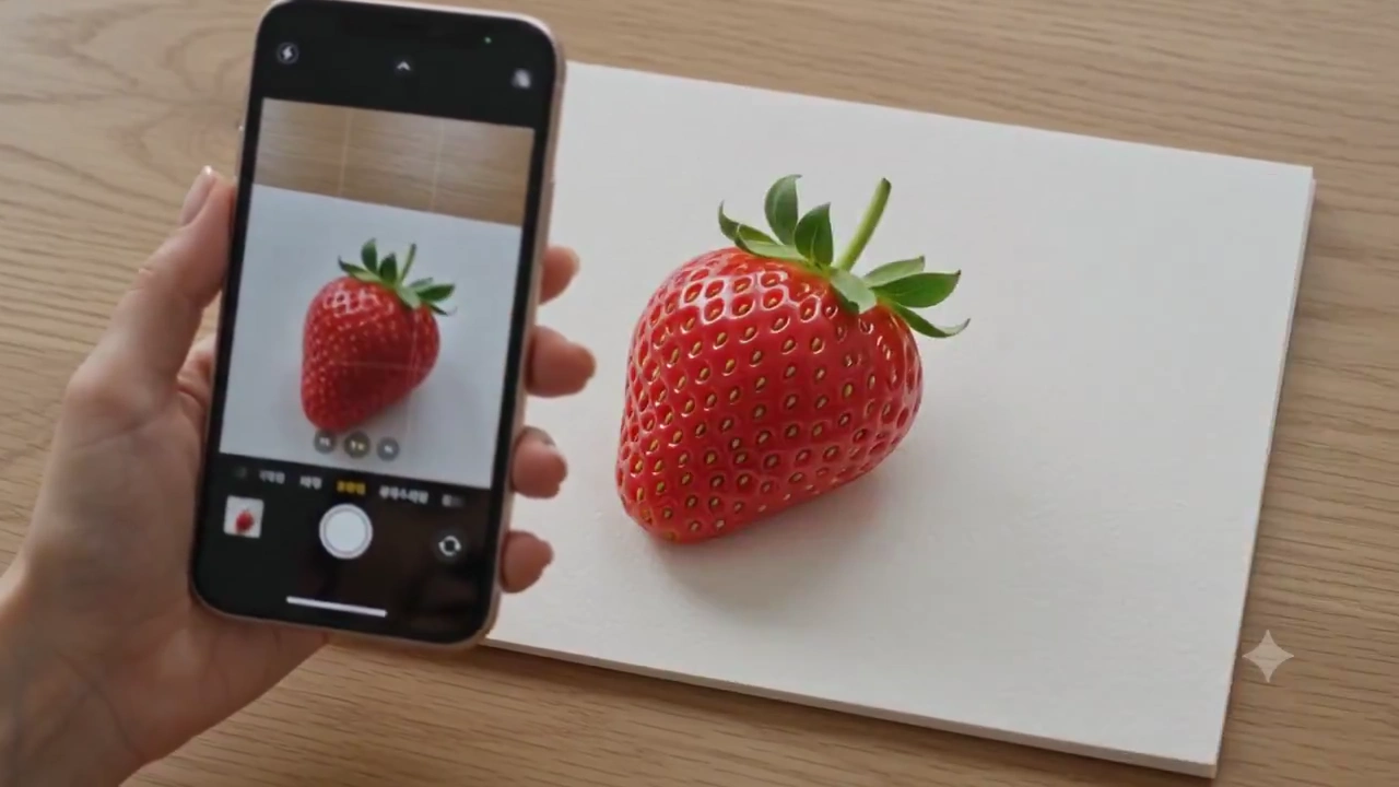 Pencil Doodles Morph into Delicious Food in Satisfying Mixed Reality