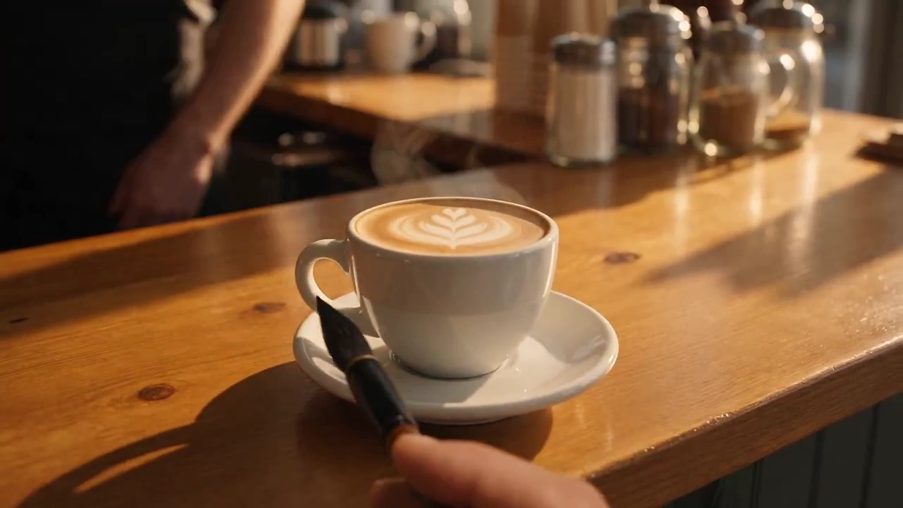 Hand-Painted Magic: Brush Turns Live-Action City into Whimsical Artwork