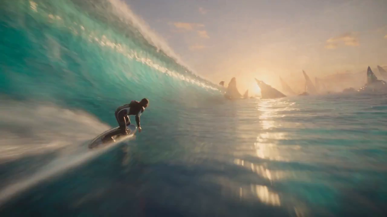 Rider Weaves Through Crystal Canyon to Seize a Floating Energy Can
