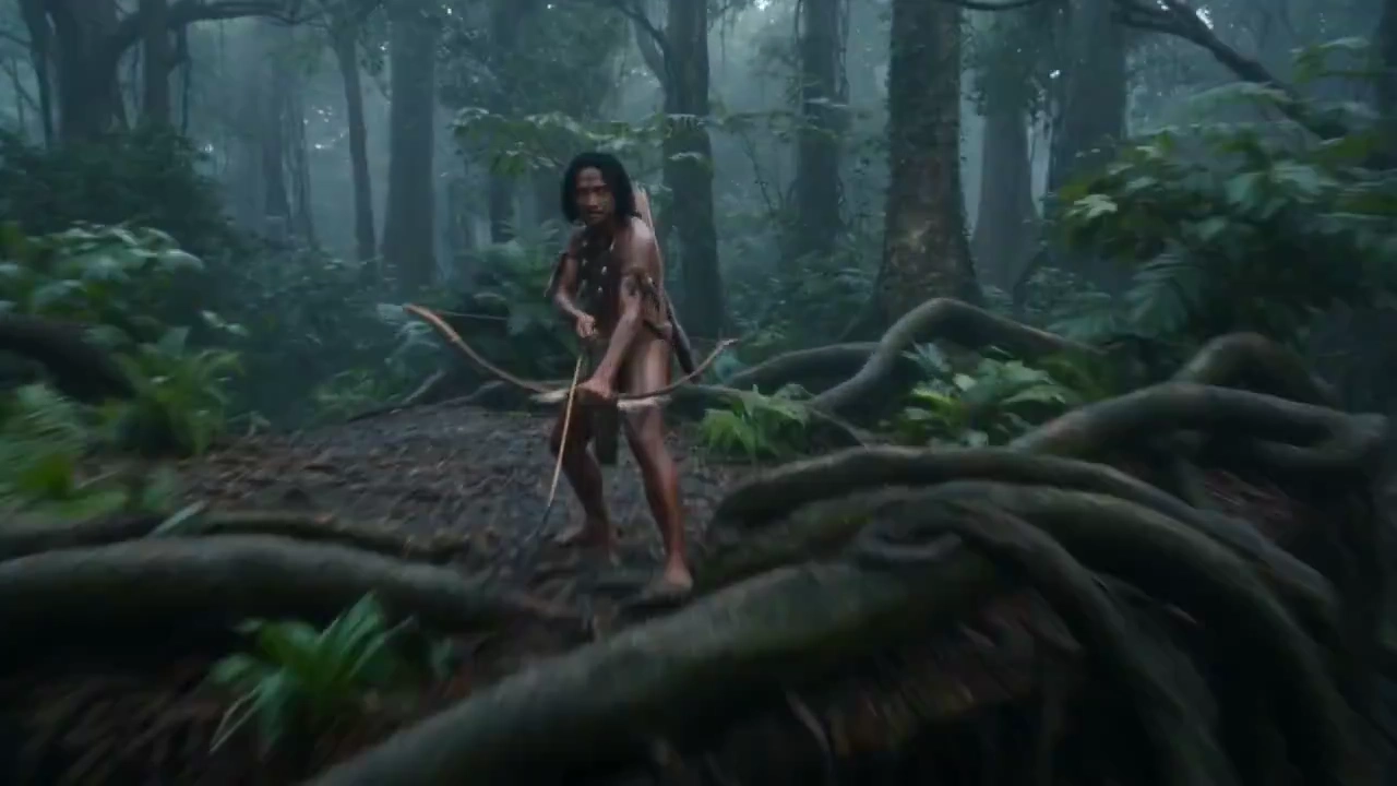 Blazing Eagle Arrow Ignites Dark Ancient Forest Battle