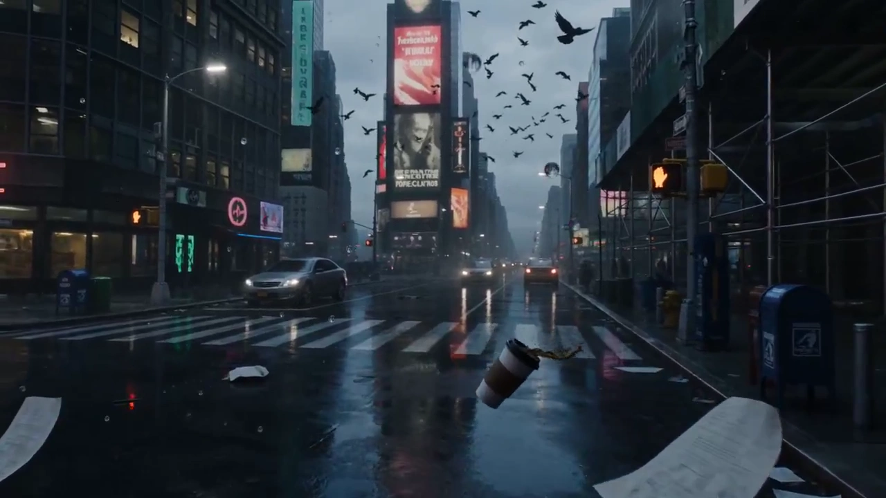 Wrong Turn Leads to Terrifying Chase Through Neon-Lit City Rain