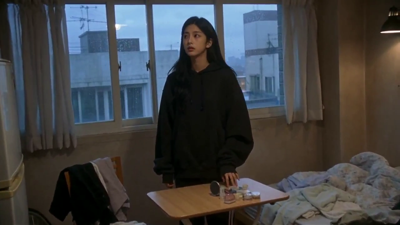 Cozy Bedroom Blue Hour Sneezing Fit Filmed on Old MiniDV